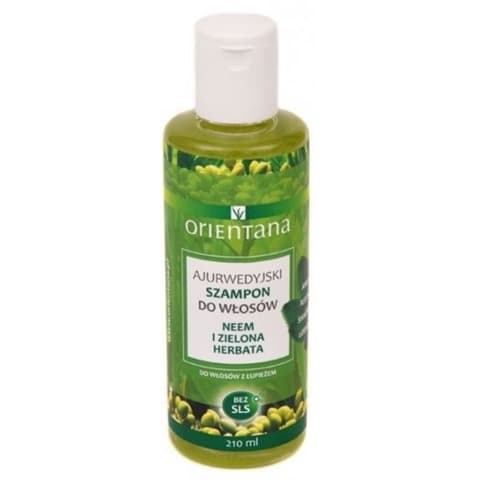 Orientana Ayurvediskt schampo med Neem och Grönt Te 210 ml - Ayurvediskt schampo med Neem och Grönt Te
