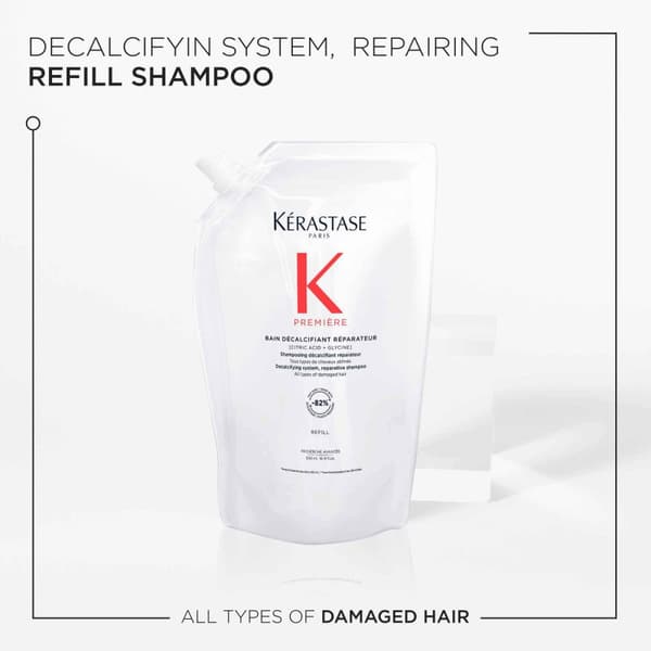 Kérastase Première Bain Décalcifiant Rénovateur Shampoo Refill 500ml - Skadat & Behandlat