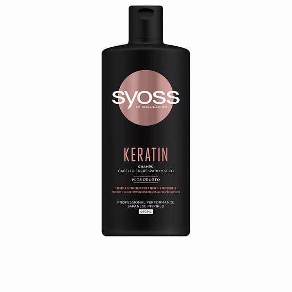 KERATIN shampoo for frizzy and dry hair 440 ml