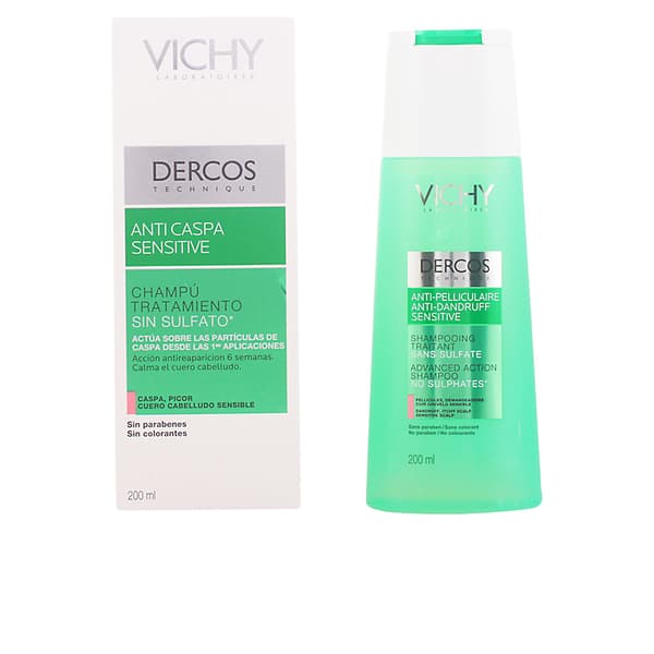 DERCOS anti-pelliculaire sensitive shampooing treatmentant 200 ml