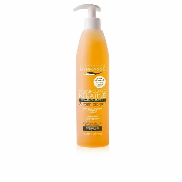 Dermo-beskyttende Sjampo Byphasse 1000052029 Antitørking Keratin 250 ml