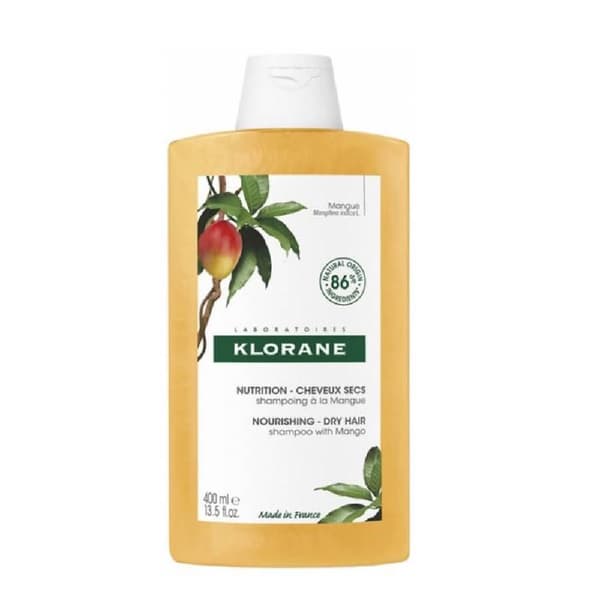 Hair-Klorane Nourishing Mango Shampoo - Torrt hår 400ml