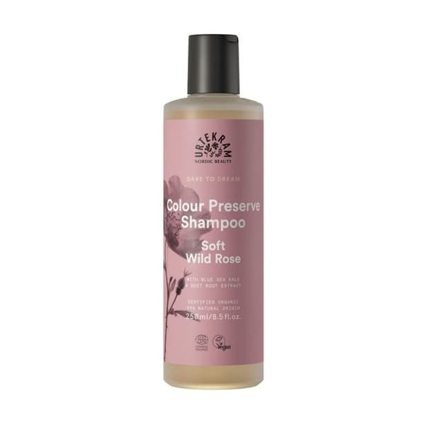 Urtekram - Gentle Shampoo with Wild Rose - Färgat hår - format: 250 ml