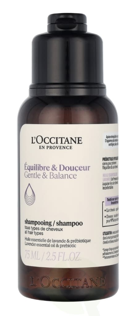 L'Occitane Gentle &amp; Balance Shampoo 75 ml Alle hårtyper