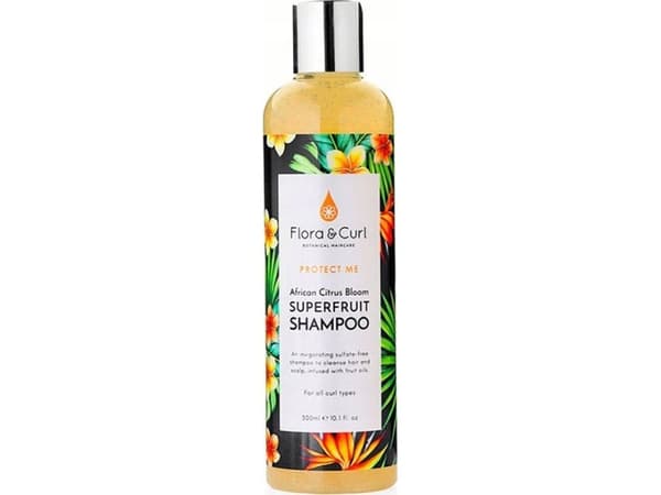 hode og skuldre FLORA&amp|CURL_Citrus Superfruit Shampoo hårsjampo 300ml