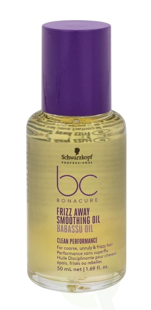 Schwarzkopf Bonacure Frizz Away Smoothing Oil 50 ml For Course, Unruly & Frizzy Hair