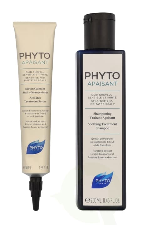 Phyto Phytoapaisant Treatment Kit 300 ml Soothing Shampoo 250ml/Soothing Serum 50ml