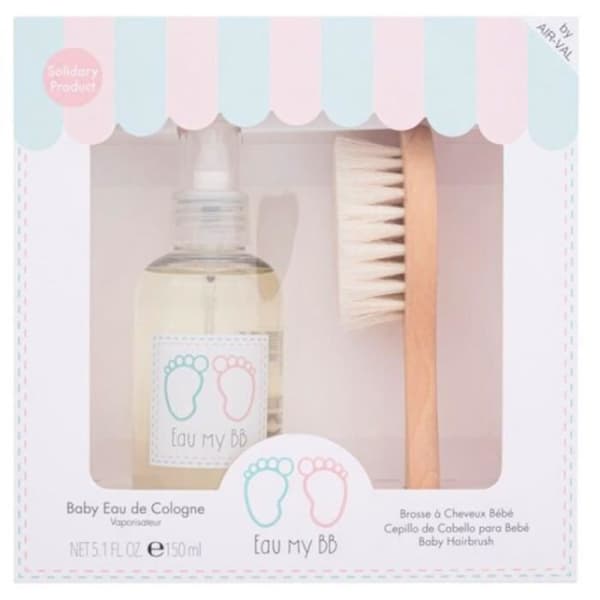 Coffret - Eau My Bb - Eau de Cologne 150ml - Hårborste - Blommig Parfym - Utan Alkohol