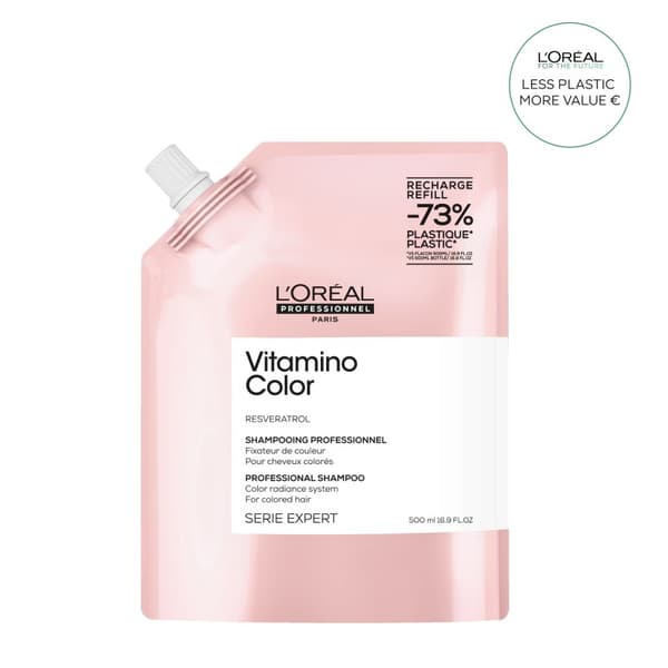 L'Oréal Professionnel Vitamino Color Shampoo Refill 500ml - Färgat