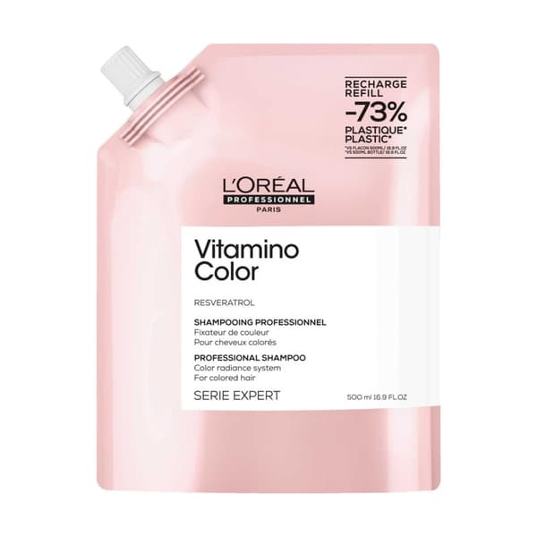 L'Oréal Professionnel Vitamino Color Shampoo Refill 500ml - Färgat