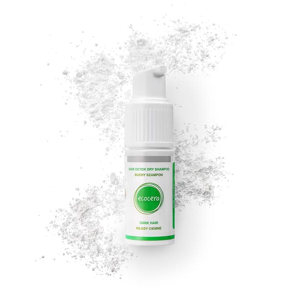 ECOCERA DETOX Dry Shampoo tummille hiuksille, 15g
