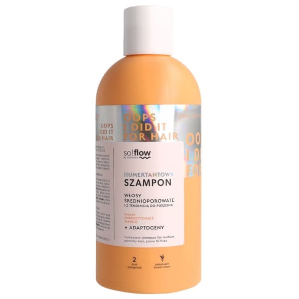 So!Flow Humectant shampoo keskihuokoisille hiuksille, 400 ml