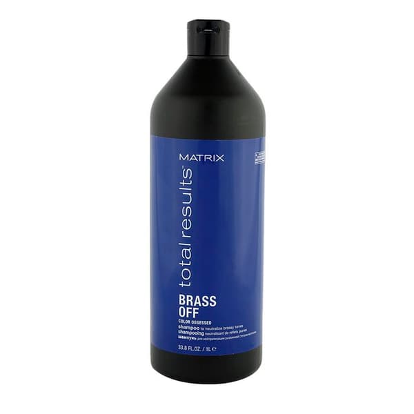 Matrix Total Results Brass Off Shampoo 1000ml - schampo för att neutralisera heta höjdpunkter