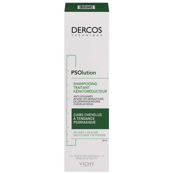 Vichy Dercos PSOlution Keratoreducing Treatment Shampoo 200ml