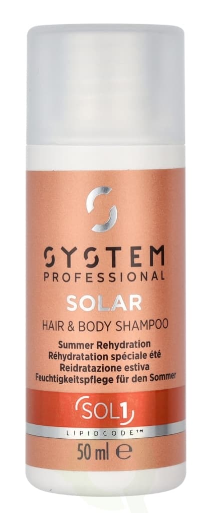 Wella System P. - Lipid Code - Solar Hair&Body Shampoo SOL1 50 ml