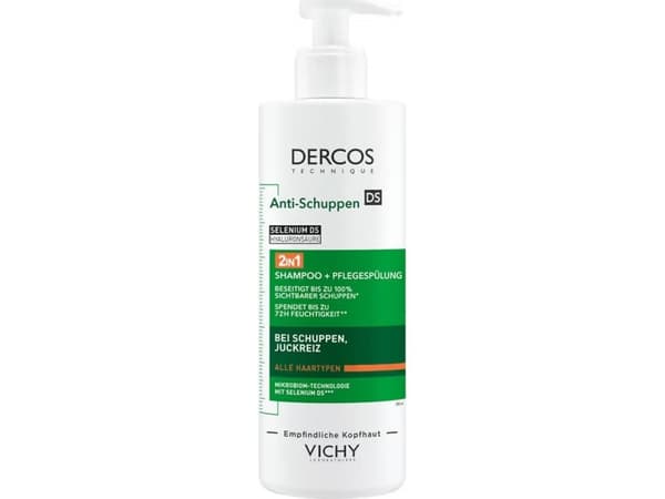 VICHY_Dercos Anti-Dandruff Shampoo 2in1 anti-flass shampoo med hårbalsam 390ml