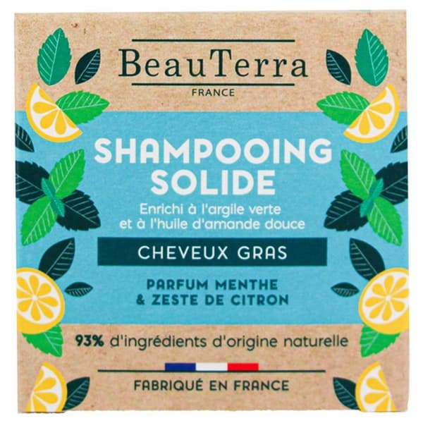 Beauterra Solid Schampo för fett hår 75g
