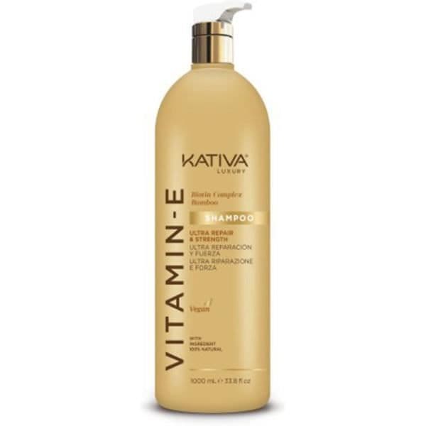 Kativa Vitamina E Biotina &amp; Bamboo Schampo 1000 Ml Unisex