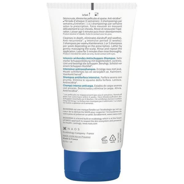 Bioderma Nodé Schampo Anti-Dandruff Mild 125 ml