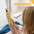 Miniatyrbild 3 av 4: GK HAIR Global Keratin Gold Shampoo (8.5 Fl Oz/250ml) Hårfuktighetsgivande glans och skydd med arganolja, sheasmör