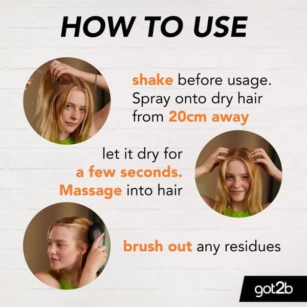 3x Schwarzkopf Got2b Fresh It Up TEXTURE torrschampo 200ml