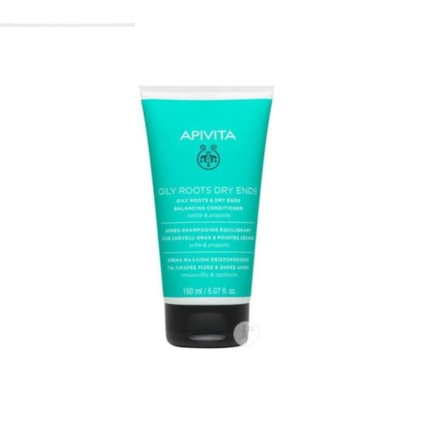 apivita balsam för oljiga rötter och torra toppar 150ml