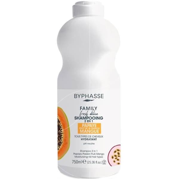 Fresh Delight Schampo Papaya Passionsfrukt Mango Alla hårtyper 750ml