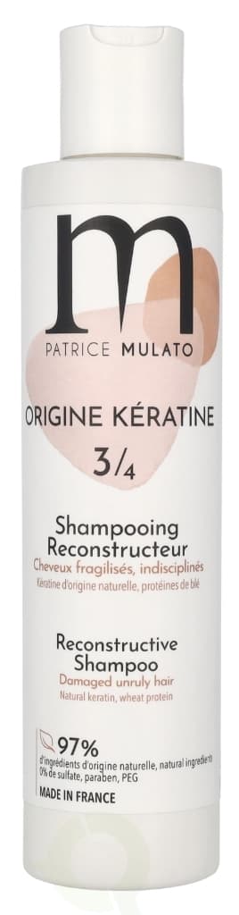 Patrice Mulato P. Mulato Origine Keratine 3/4 Reconstructive Shampooing 200 ml