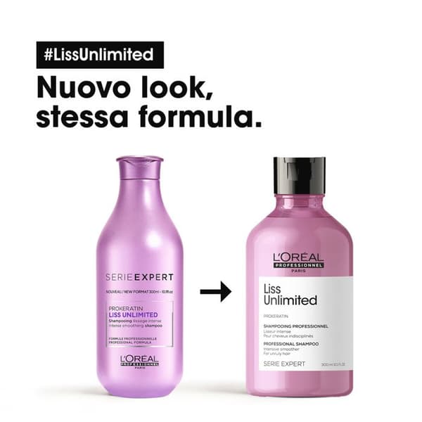 Hårprodukter Set - L'ORÉAL PARIS - L'Oréal Professionnel - Champú Alisador Liss Unlimited Serie Expert 300 ml