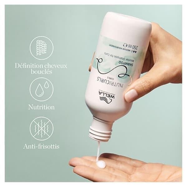 Wella Professionals Nutricurls Micellar Schampo för lockigt hår 250ml