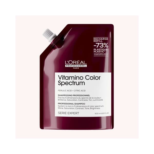 L'Oreal Professionnel Vitamino Color Spectrum Shampoo Refill 500ml - Färgat