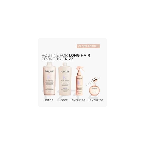 Kérastase Gloss Absolu Bain Hydra-Glaze Shampoo 1000ml - Normalt & Glansigt