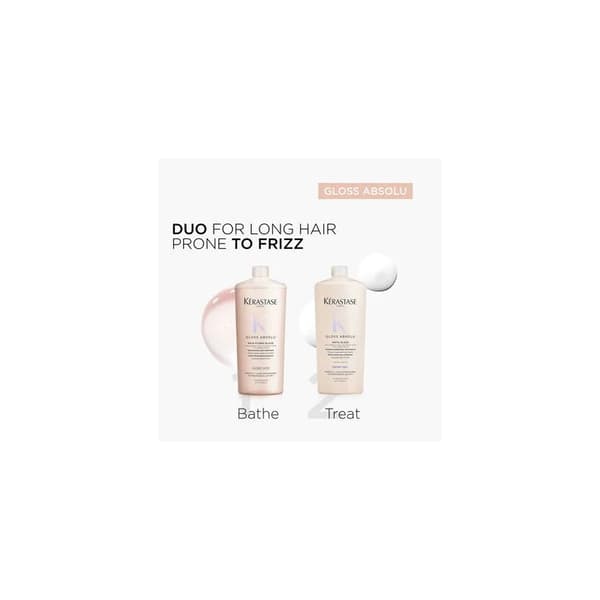 Kérastase Gloss Absolu Bain Hydra-Glaze Shampoo 1000ml - Normalt & Glansigt