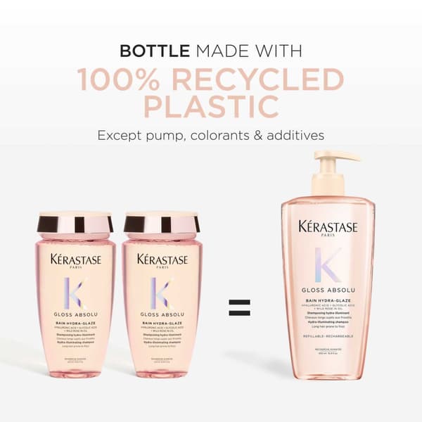 Kérastase Gloss Absolu Bain Hydra-Glaze Shampoo 500ml - Normalt & Glansigt