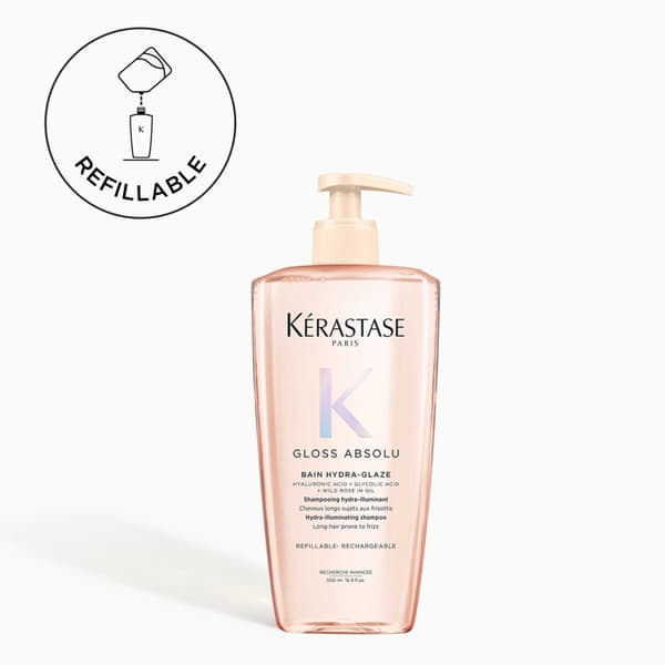 Kérastase Gloss Absolu Bain Hydra-Glaze Shampoo 500ml - Normalt & Glansigt