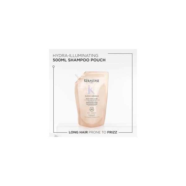 Kérastase Gloss Absolu Bain Hydra-Glaze Shampoo Refill 500ml - Torrt & Frissigt