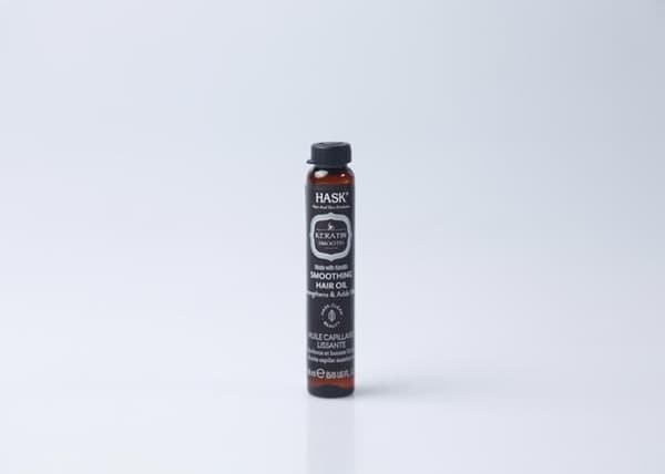 Hårolja - Hask - Keratin - 18 ml - Utan parabener - För mjukt och glänsande hår