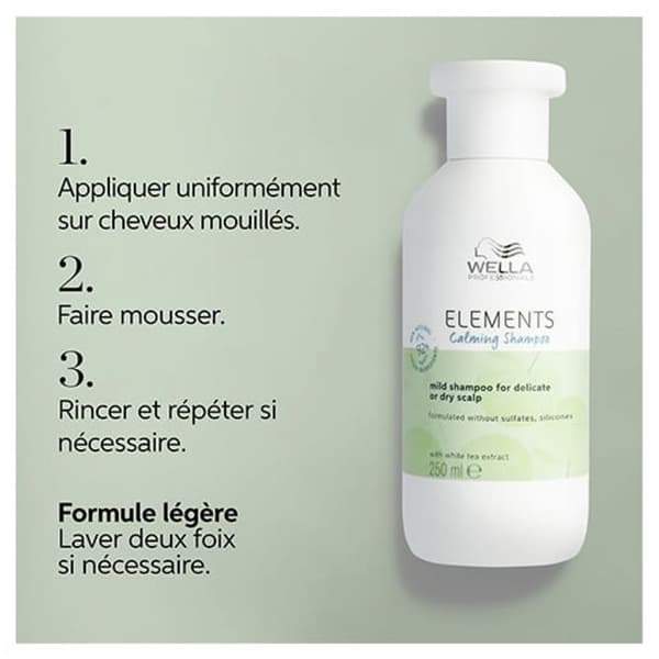 Wella Calming Elements Gentle Shampoo 500ML