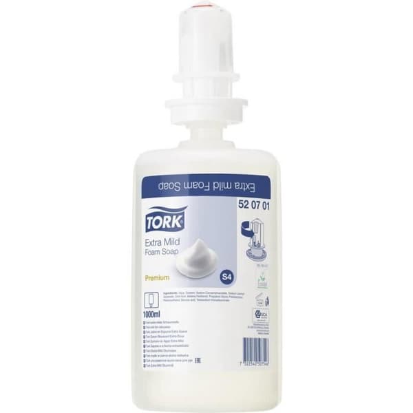 Extra skonsam skumtvål 6x 1000 ml TORK 520701