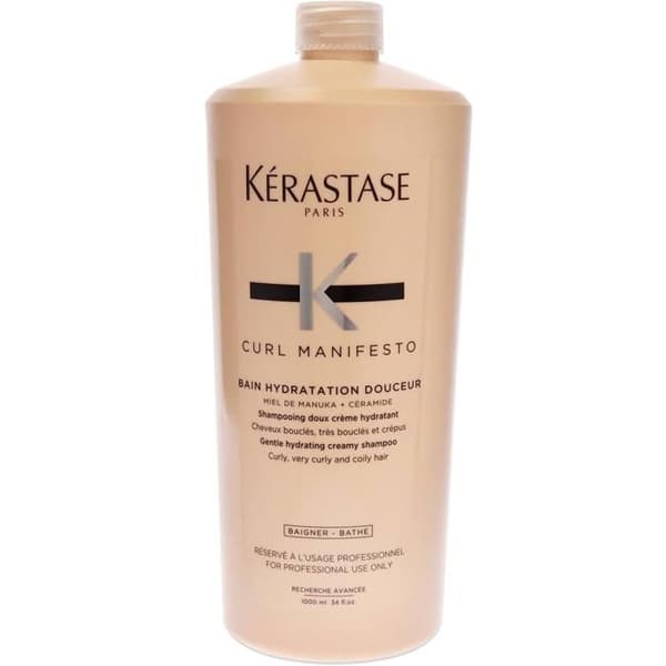 KERASTASE Curl Manifesto Bain Hydratation Douceur Gentle Shampoo Moisturizing Cream 1000 ml