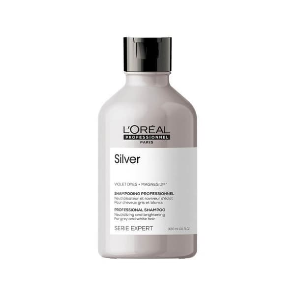 L'Oréal Professionnel neutraliserande schampo, grått eller vitt hår, Silver Serie Expert, 300 ml