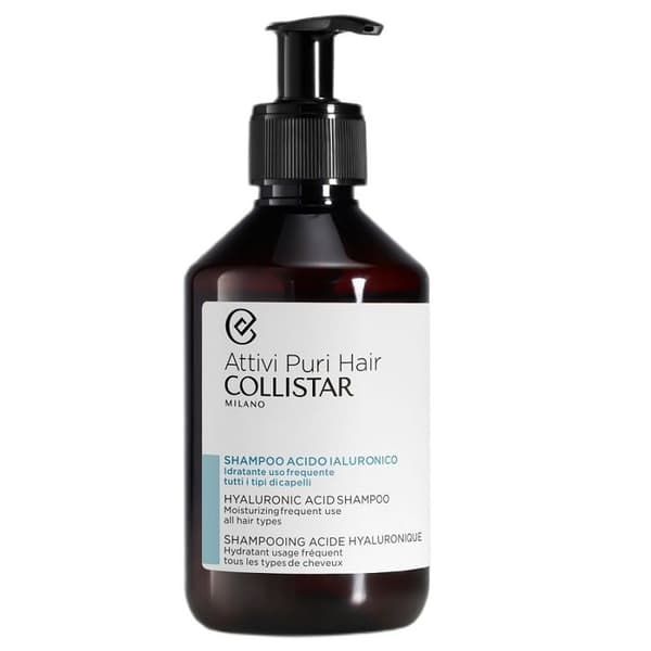 Collistar Attivi Puri Schampo Hår med Hyaluronsyra, 250 ml