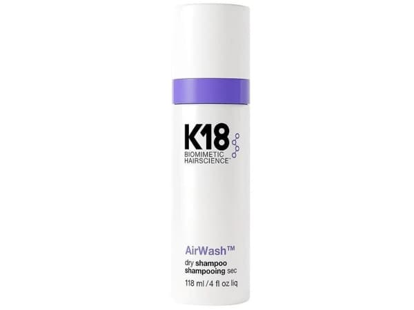 K18 Airwash Dry Shampoo Non-Aerosol Balances Scalp & Controls Excess Oil