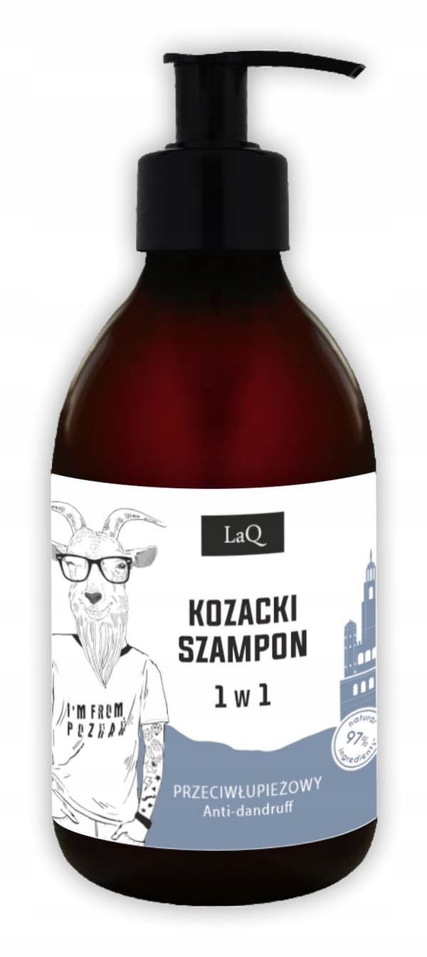 Laq Shampoo til mænd 1-i-1 ged mod skæl 300 ml/ 6100