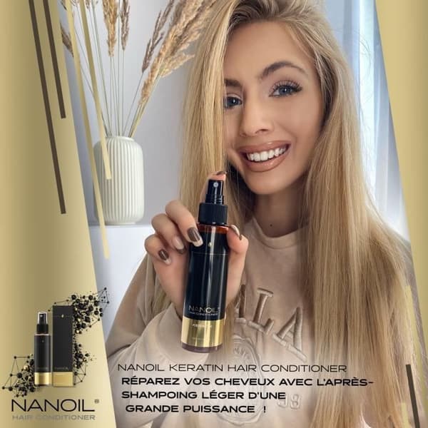 Keratin Revitalizing Hair Care Nanoil Keratin Hair Conditioner 125ml - Hårregenerering