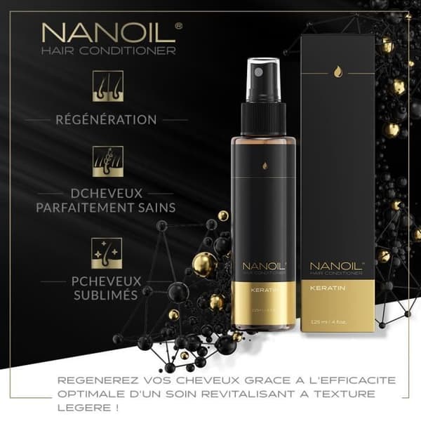 Keratin Revitalizing Hair Care Nanoil Keratin Hair Conditioner 125ml - Hårregenerering