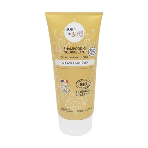 Född till Bio - Närande Shampoo med Ekologisk Argan och Sheasmör - 200ml - Ekologisk Kosmetik