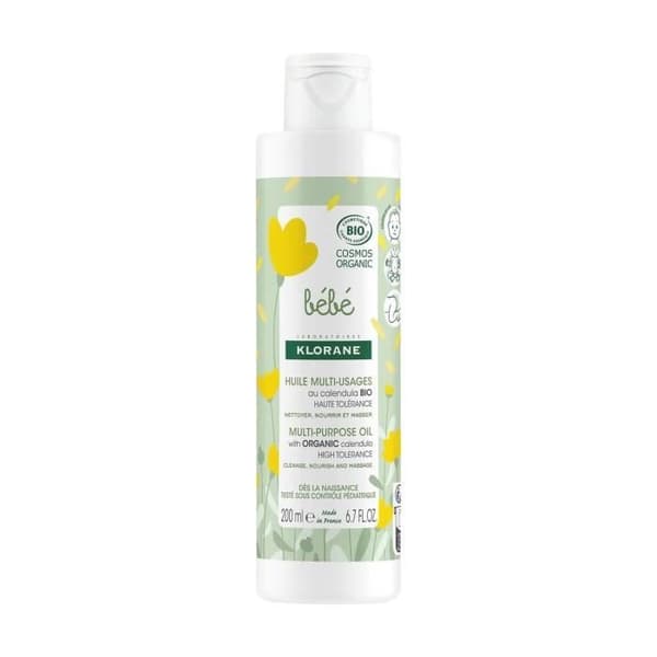KLORANE - Multipurpose babyolja med ekologisk ringblomma 200 ml olja