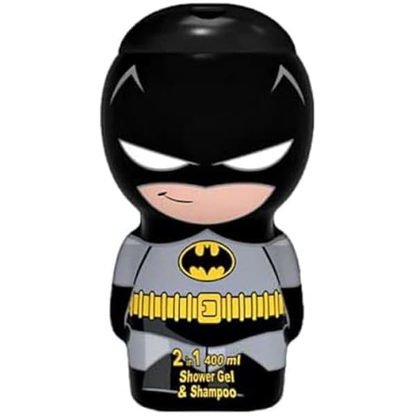 2 i 1 gel och schampo - Air-Val - Batman - 400 ml - Flerfärgad - För barn