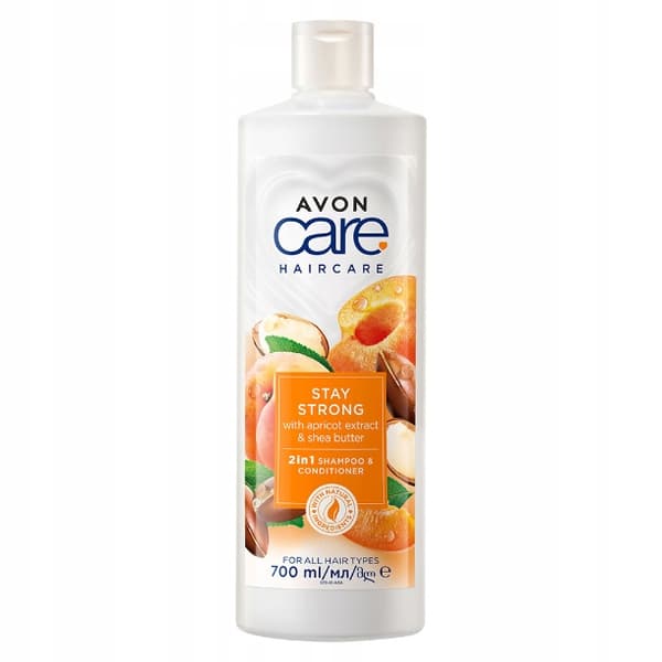 AVON Shampoo aprikoosiuutteella ja sheavoilla